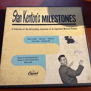 Stan Kenton’s milestones 4 45s boxed set